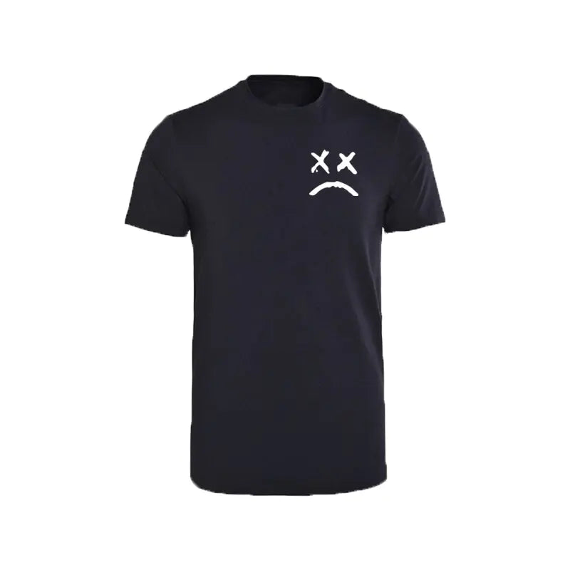 Casual Printed Short Sleeve T-Shirt – Loose Fit