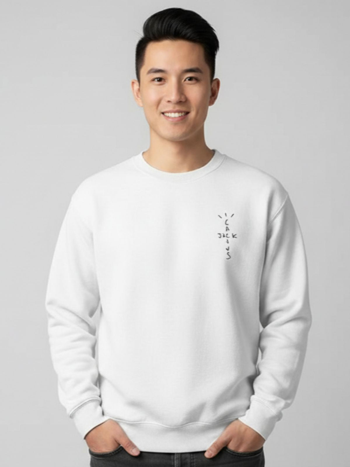 Men’s Customizable Round Neck Short Sleeve T-Shirt