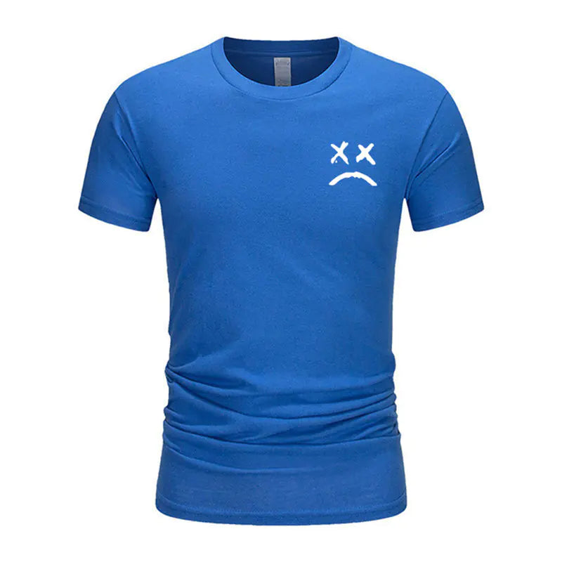 Casual Printed Short Sleeve T-Shirt – Loose Fit