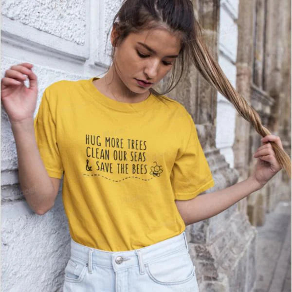 Women’s Letter Print Casual T-Shirt