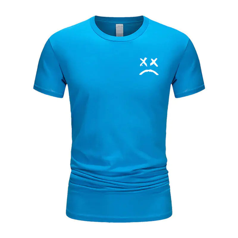 Casual Printed Short Sleeve T-Shirt – Loose Fit