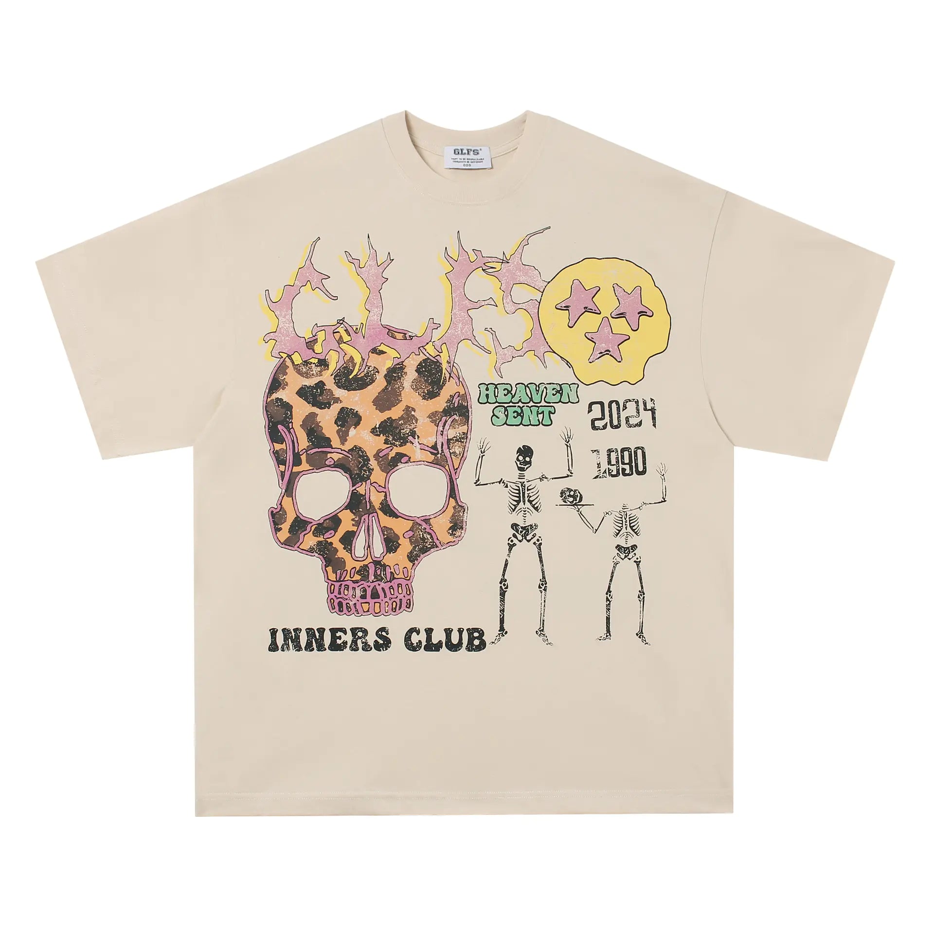 Graphic Skull Print T-Shirts