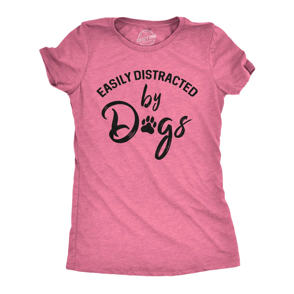 Womens Funny Dog Mom T-Shirt