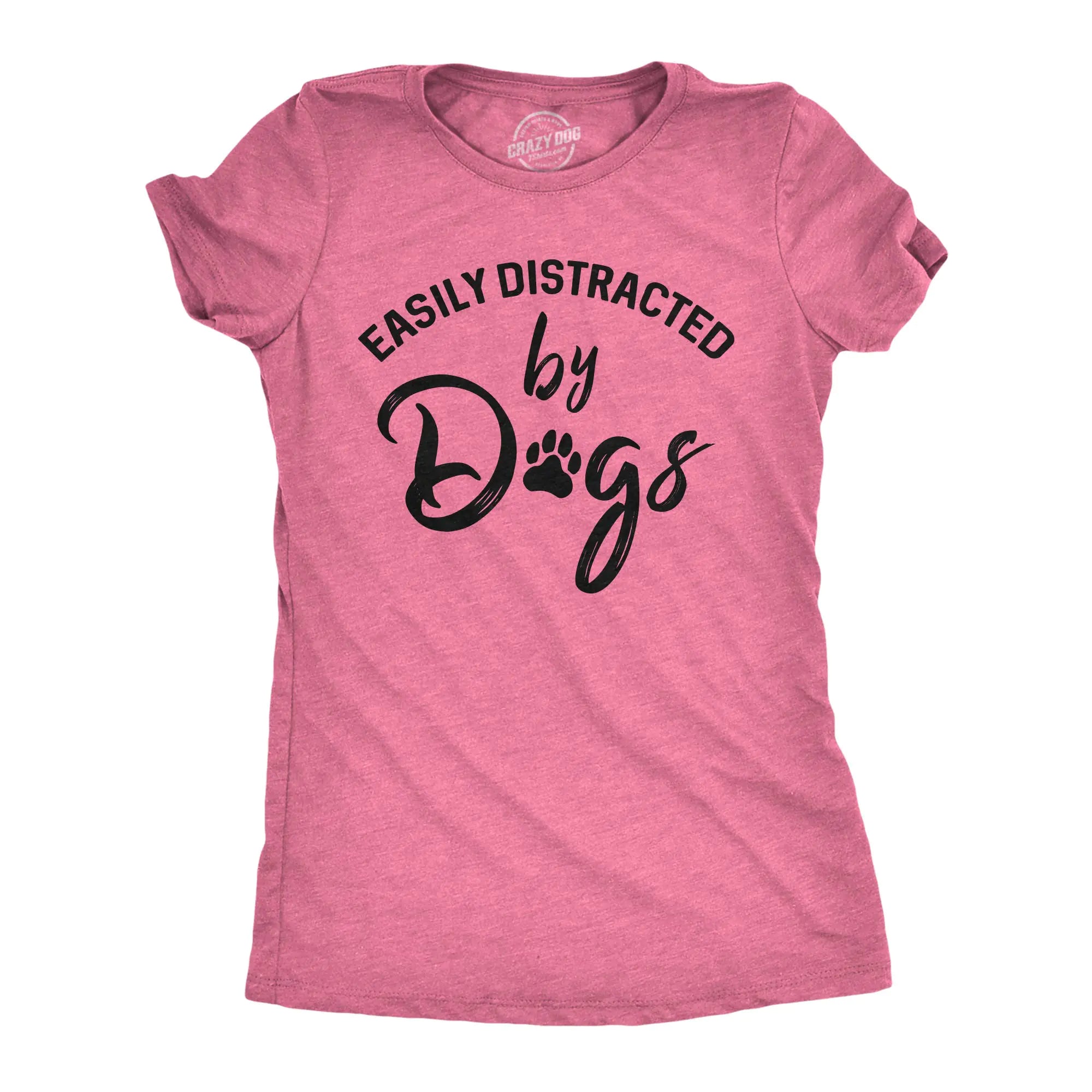 Womens Funny Dog Mom T-Shirt