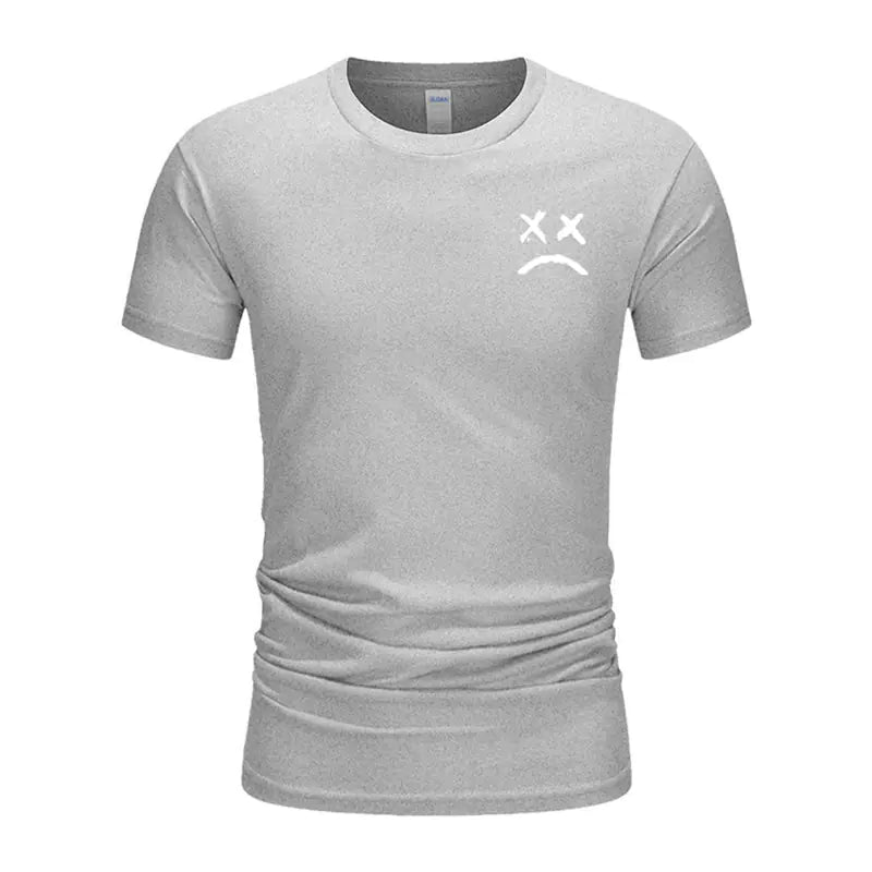 Casual Printed Short Sleeve T-Shirt – Loose Fit