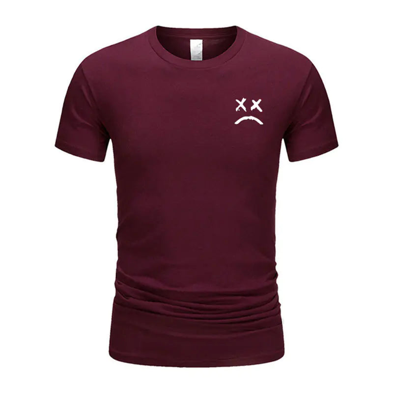 Casual Printed Short Sleeve T-Shirt – Loose Fit